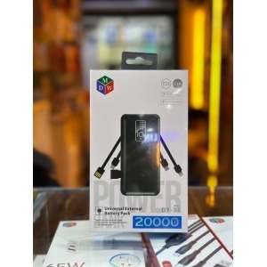 MDW DY-33 Universal External Battery Pack (20000mAh)