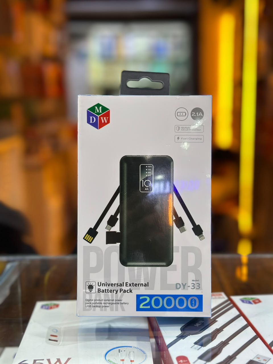 MDW DY-33 Universal External Battery Pack (20000mAh)
