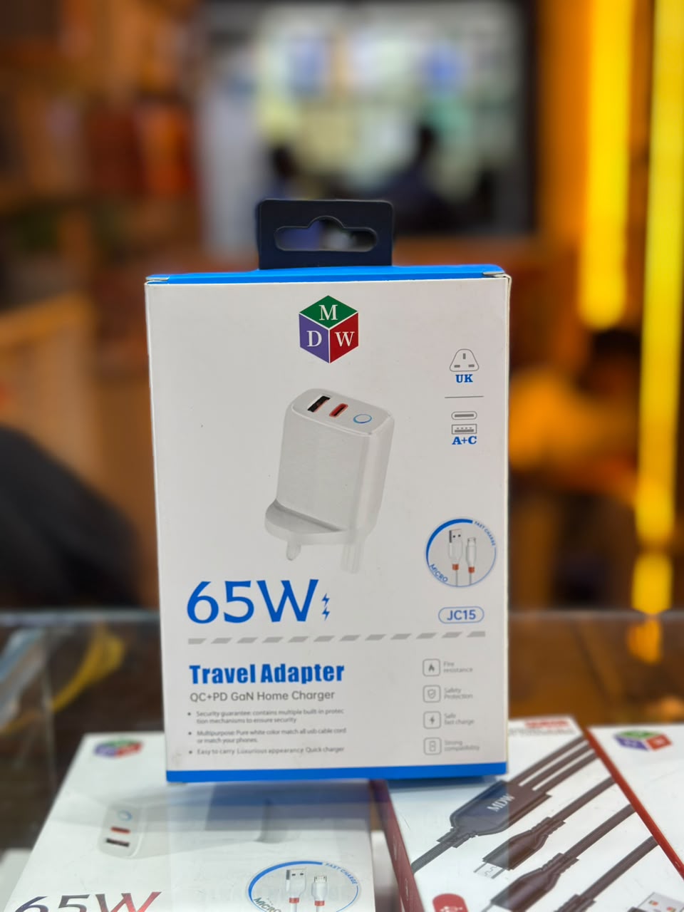 MDW JC15 65W Home Charger Travel Adapter