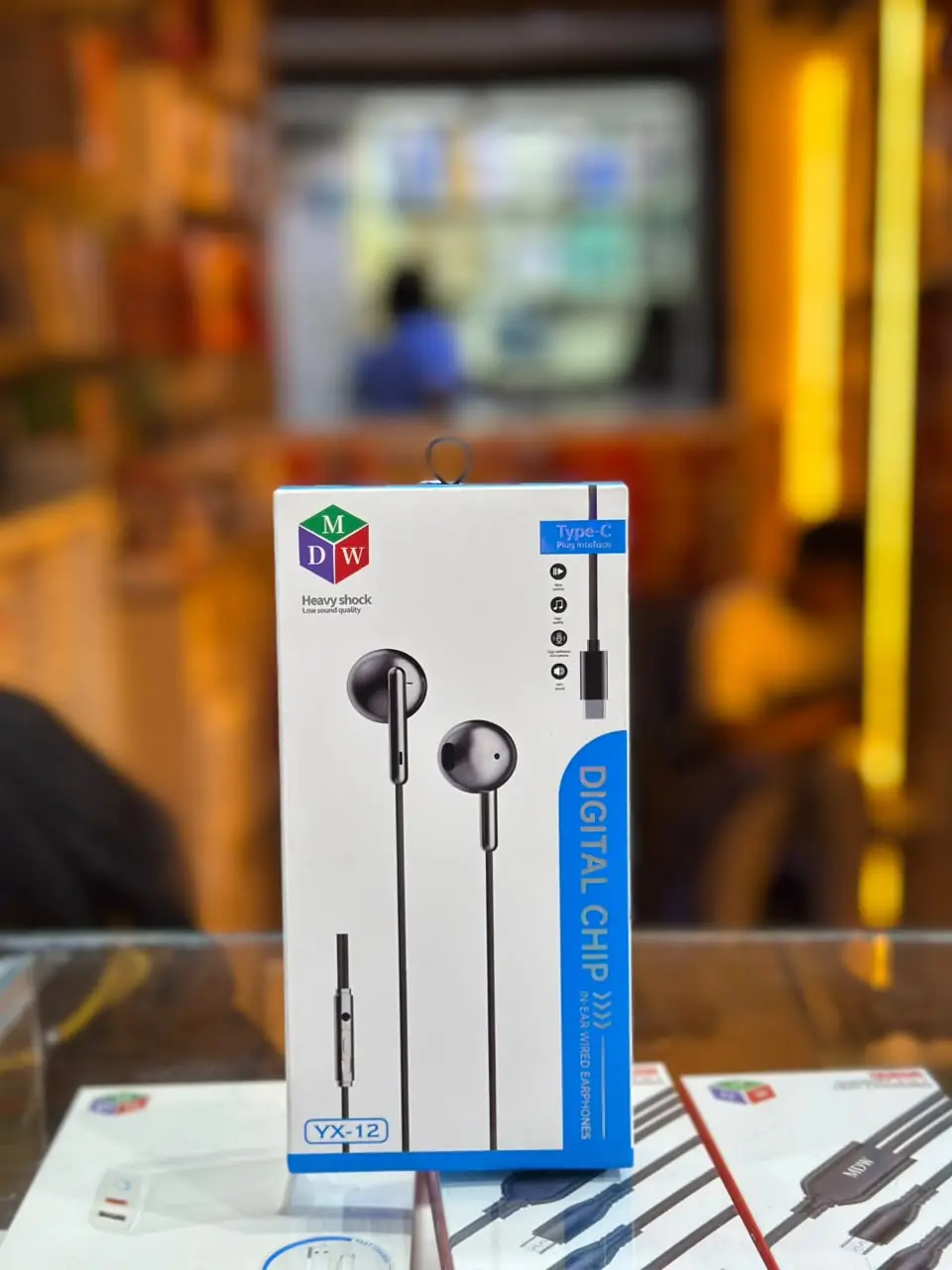 MDW YX-12 Type-C Digital Chip In-Ear Wired Earphones